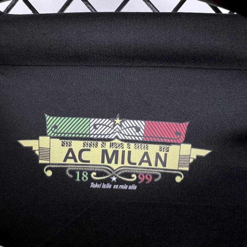 AC Milan 2010/11 Home Long Sleeves Retro Jersey - Image 8