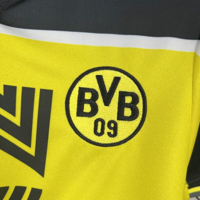 Borussia Dortmund 1996/97 Home Retro Jersey - Image 7