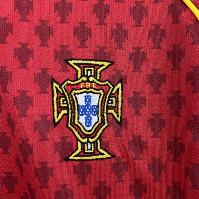 Portugal 2004 Home Retro Jersey - Image 4