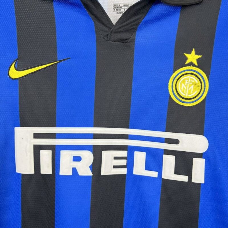 Inter Milan 1998/99 Home Long Sleeves Retro Jersey - Image 6
