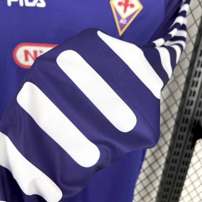 Fiorentina 1998/99 Home Long Sleeves Retro Jersey - Image 3
