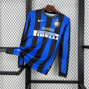 Inter Milan 2009/10 Home Long Sleeves Retro Jersey