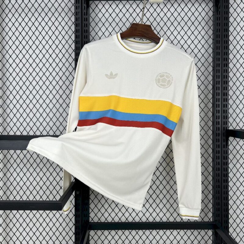Colombia 2024/25 100th Anniversary Long Sleeves Jersey