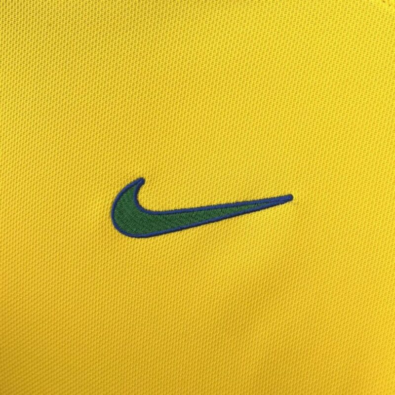 Brazil 1998 Home Retro Jersey - Image 6