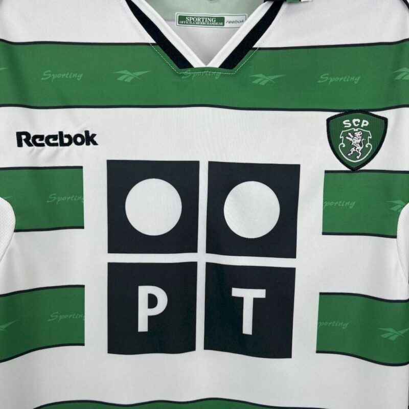 Sporting CP 2000/01 Home Retro Jersey - Image 6