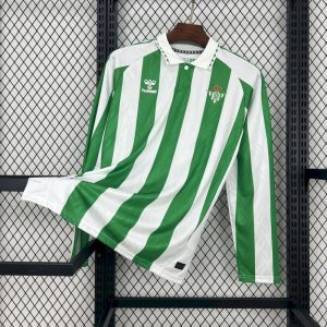 Real Betis 2024/25 Home Long Sleeves Jersey