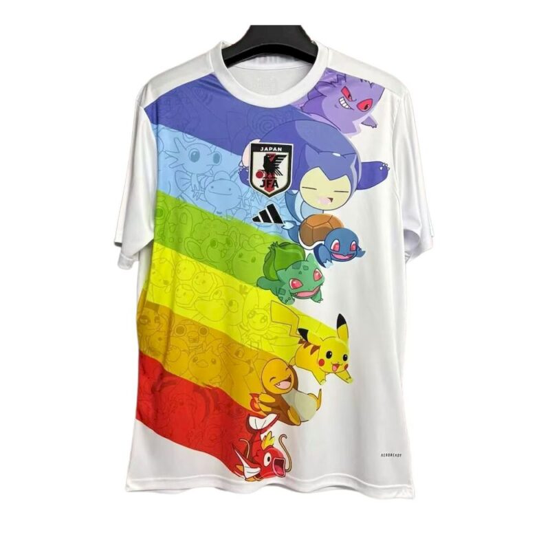 Japan 2024/25 Pokemon Journeys White Jersey