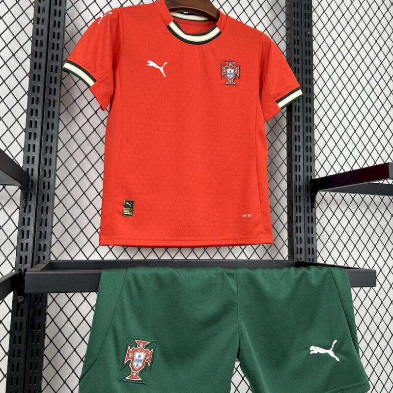 Portugal 2025/26 Home Kids Kit - Image 4