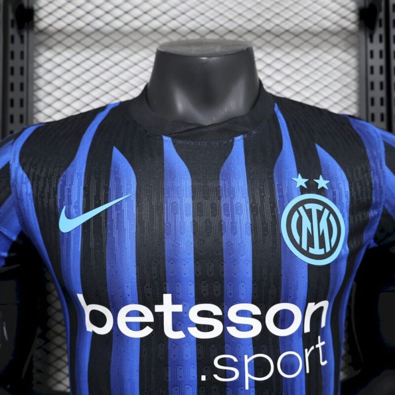 Inter Milan 202526 Home Jersey Player Version - Image 3