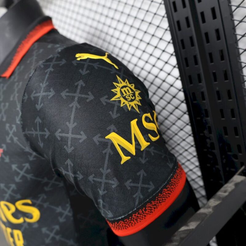 AC Milan 2025/26 Co-Branded Black Edition Jersey Player Version - Image 6