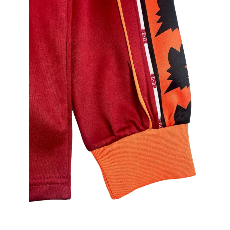 AS Roma 1998/99 Home Long Sleeve Retro Jersey - Image 7