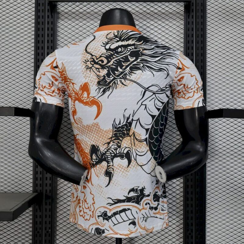 Real Madrid 2025/26 Black and white dragon version Jersey Player Version - Image 2