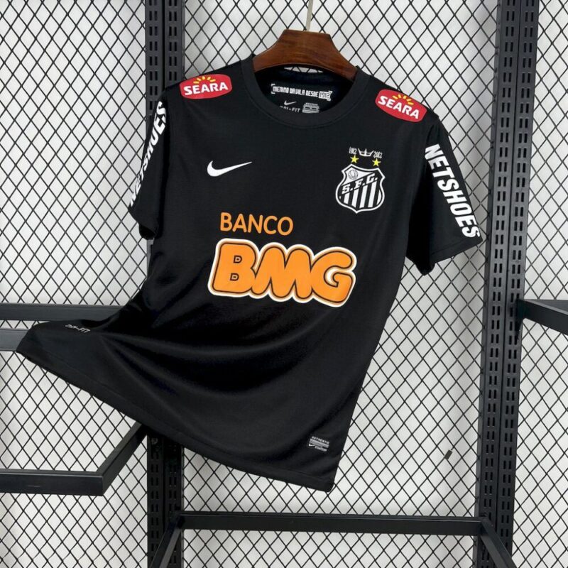Santos 2011/12 Black Retro Jersey