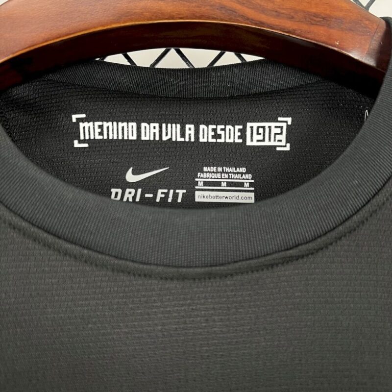 Santos 2011/12 Black Retro Jersey - Image 7