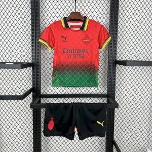 AC Milan 2025/26 Co-Branded Red Edition Kids Kit