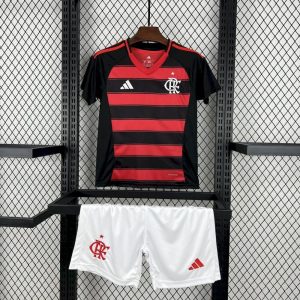 Flamengo 2025/26 Home Kids Kit