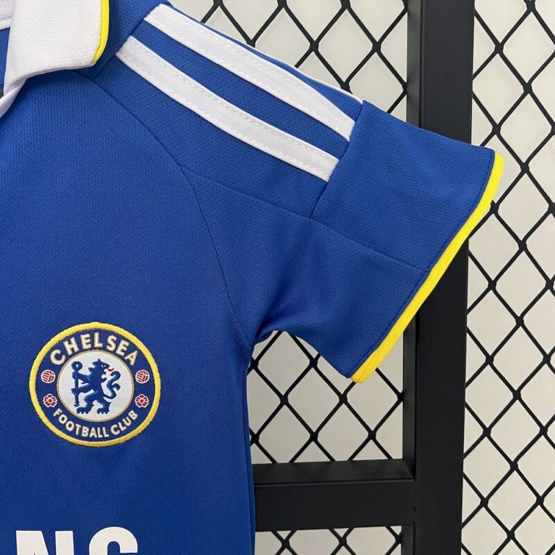 Chelsea 08/09 Champions League Home Kids Retro Jersey And Shorts - Image 7
