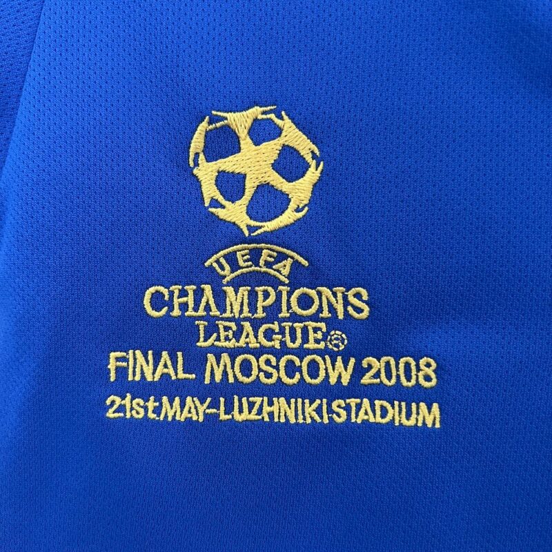 Chelsea 08/09 Champions League Home Kids Retro Jersey And Shorts - Image 6