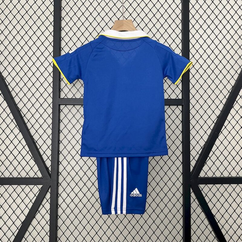 Chelsea 08/09 Champions League Home Kids Retro Jersey And Shorts - Image 2