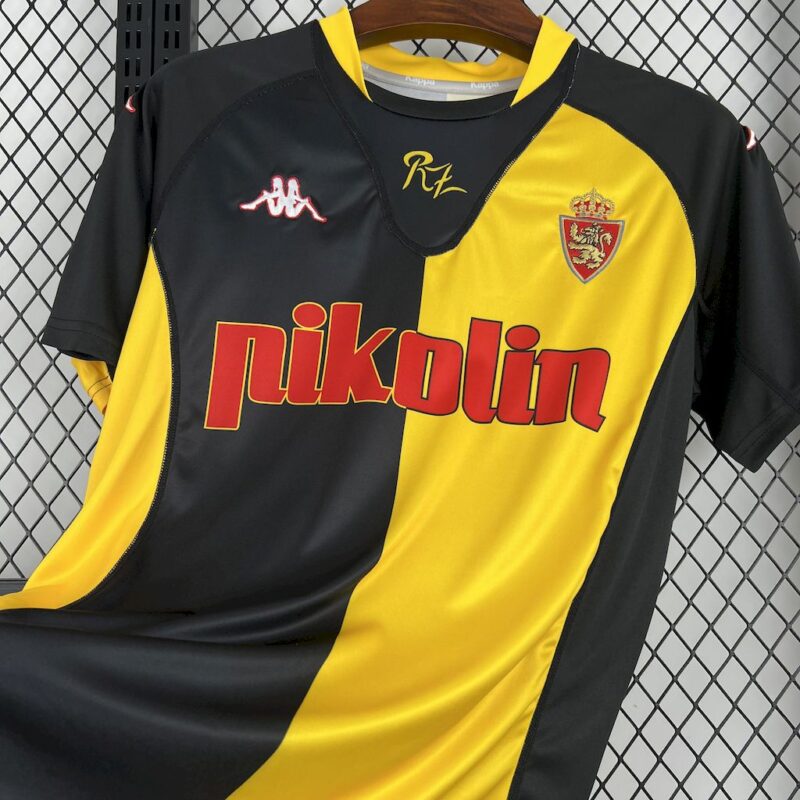 Real Zaragoza 2001/02 Away Retro Jersey - Image 4