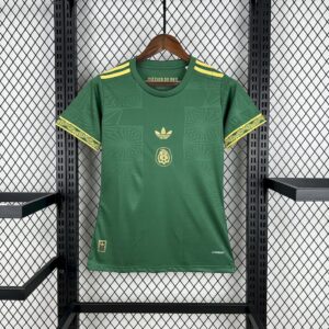 Mexico 2025/26 Gold- Green Womens Jersey