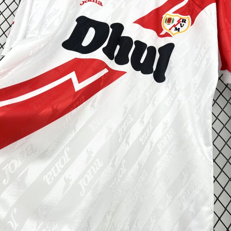 Rayo Vallecano 1994/95 Home Retro Jersey - Image 4