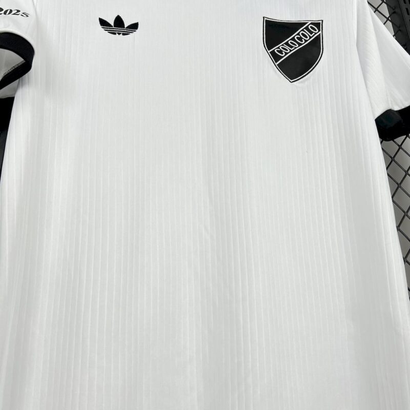 Colo Colo 2025/26 Casual retro style white Jersey - Image 3