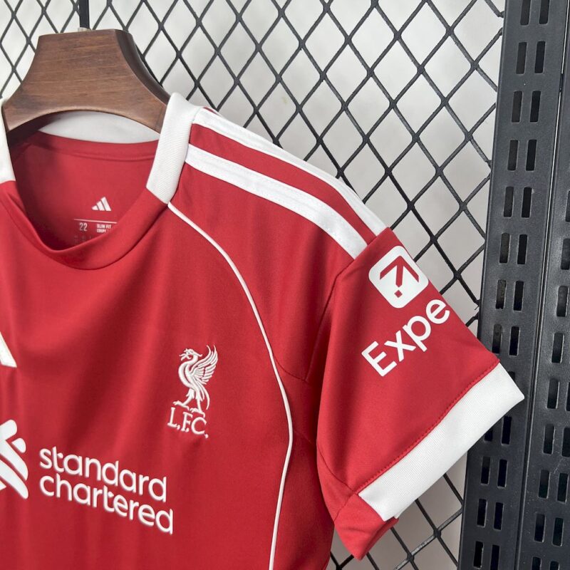 Liverpool 2025/26 Home Kids Kit - Image 6