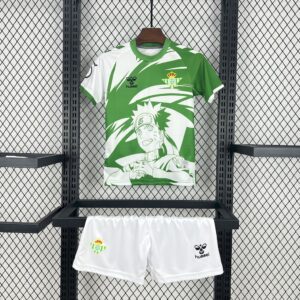Real Betis 2025/26 Hummel x Limited-edition Naruto Kids Kit
