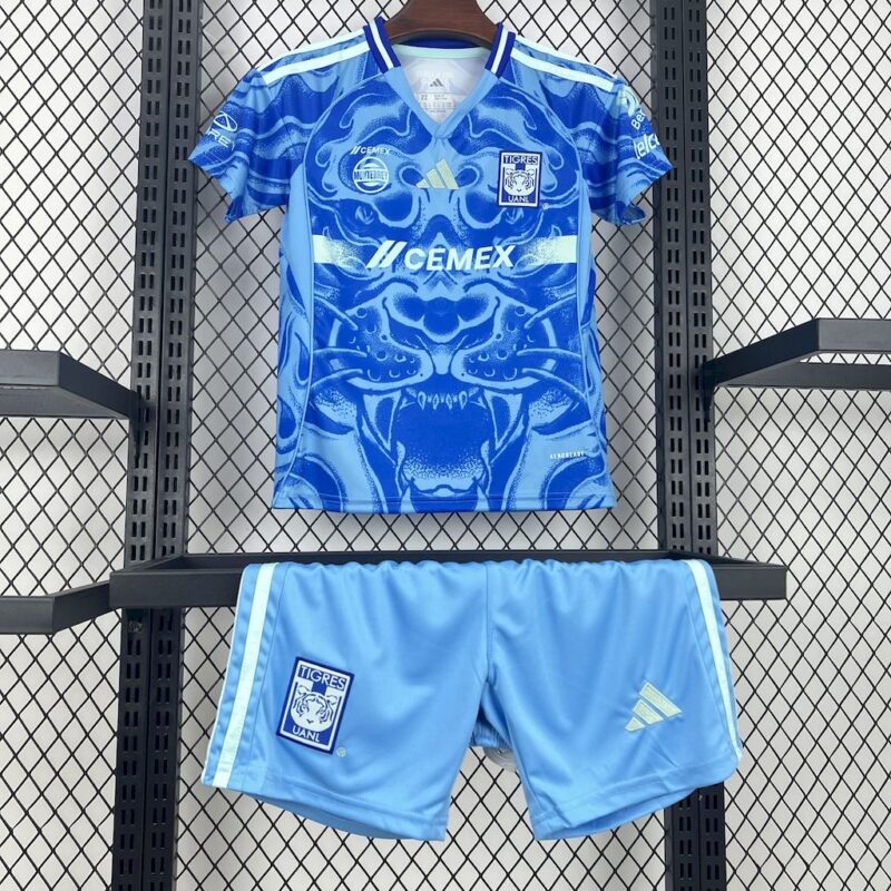 Tigres UANL 2025/26 Away Kids Kit - Image 3