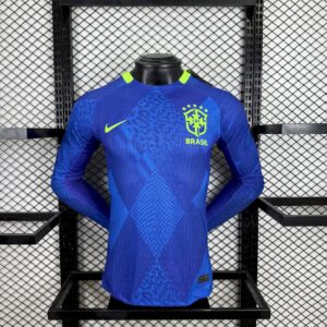 Brazil 2025/26 Away Long Sleeves Jersey Player Version