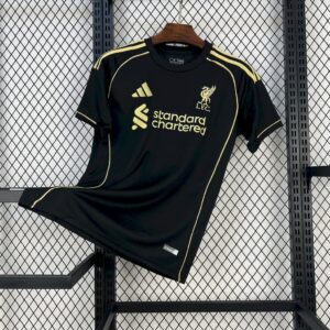 Liverpool 2025/26 Black Gold Edition Jersey