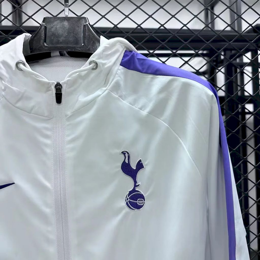Tottenham Hotspur 2025 White Windbreaker - Image 4