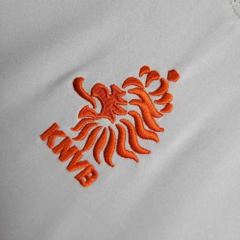 Netherlands 2004 Away Retro Jersey - Image 6