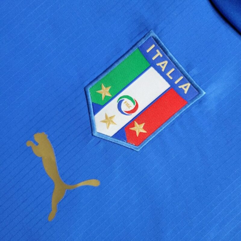 Italy 2006 Home Retro Jersey - Image 4