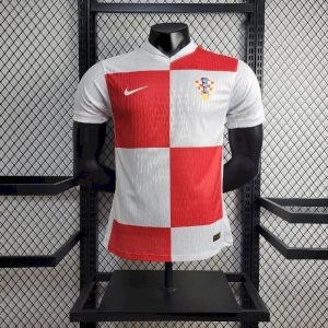 Croatia 2024/25 Euro Home Jersey Player Version