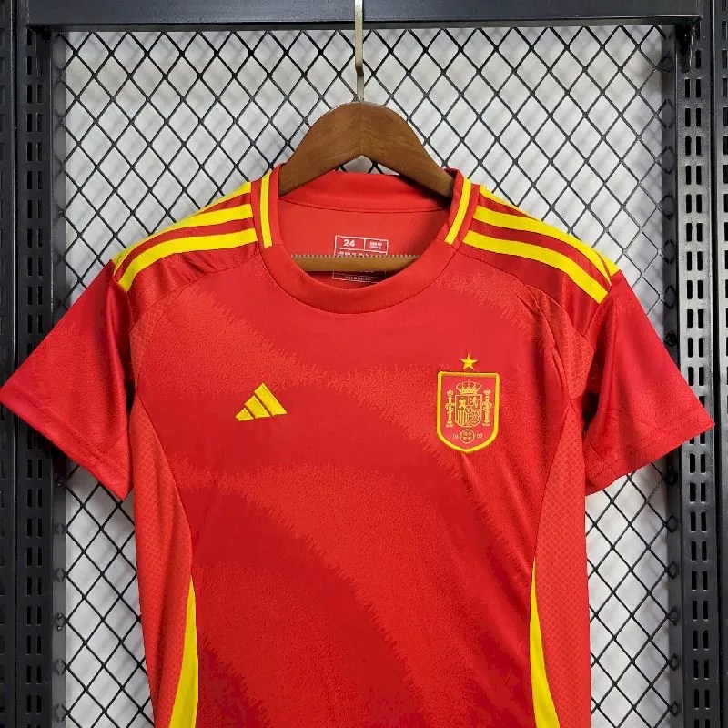 Spain 2024/25 Euro Home Kids Kit - Image 2