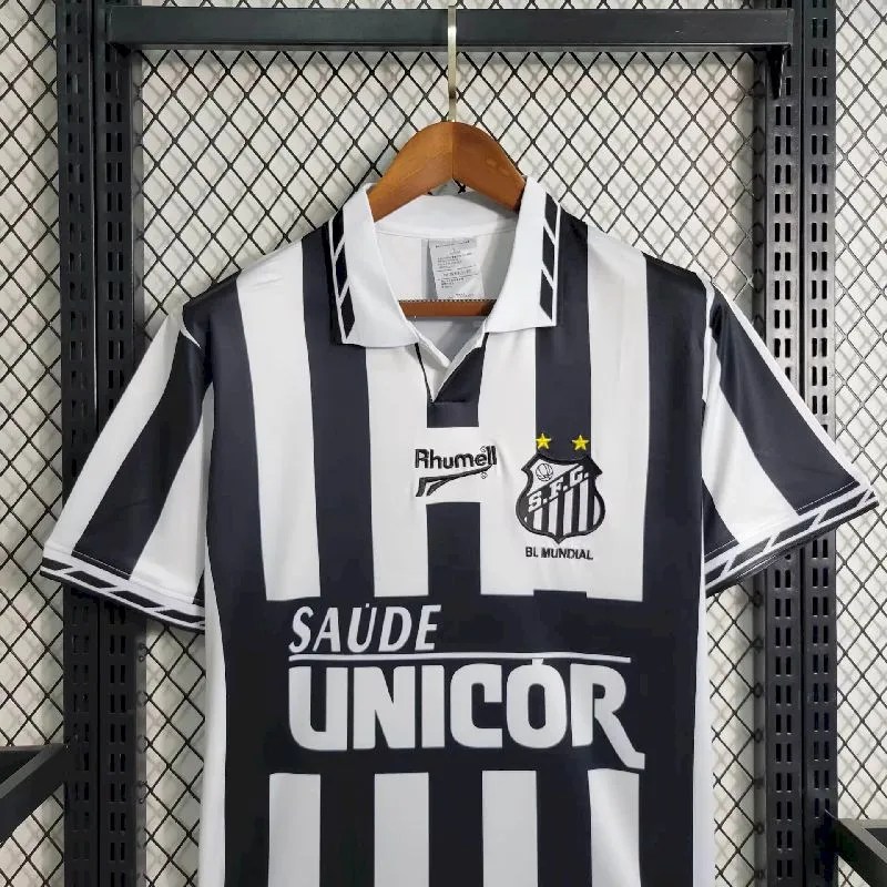 Santos 1996/97 Away Retro Jersey - Image 6