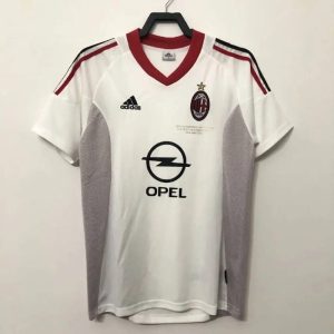 AC Milan 2002 UCL Away Retro Jersey