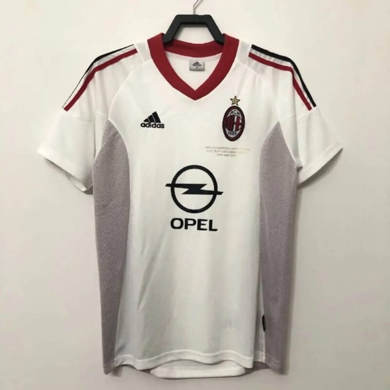 AC Milan 2002 UCL Away Retro Jersey