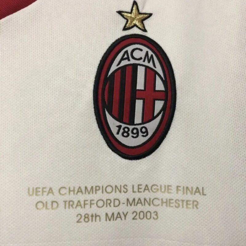 AC Milan 2002 UCL Away Retro Jersey - Image 3