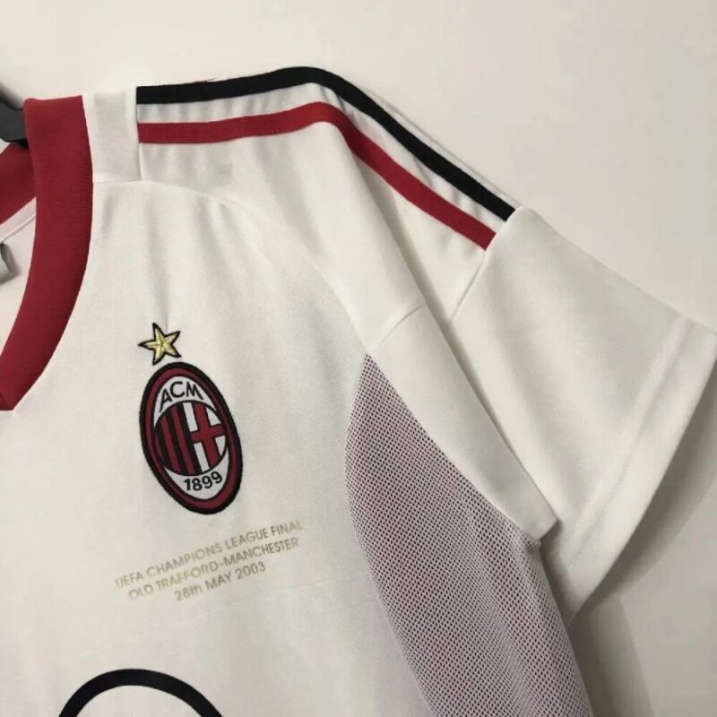 AC Milan 2002 UCL Away Retro Jersey - Image 5