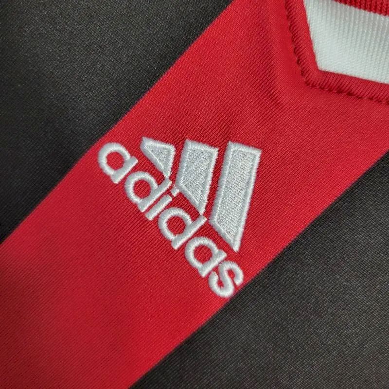 AC Milan 2009/10 Home Long Sleeves Retro Jersey - Image 3
