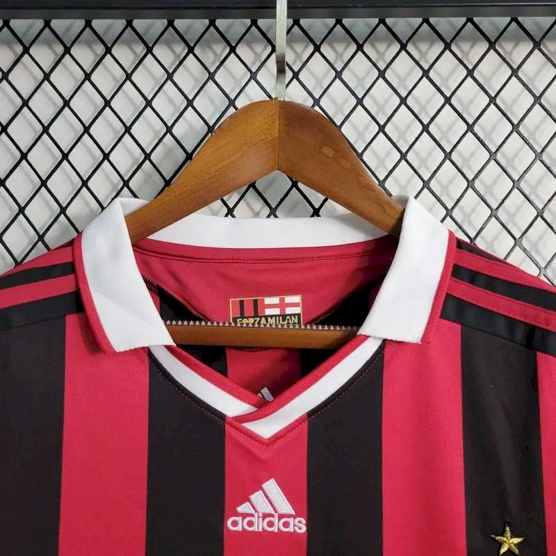 AC Milan 2009/10 Home Retro Jersey - Image 5