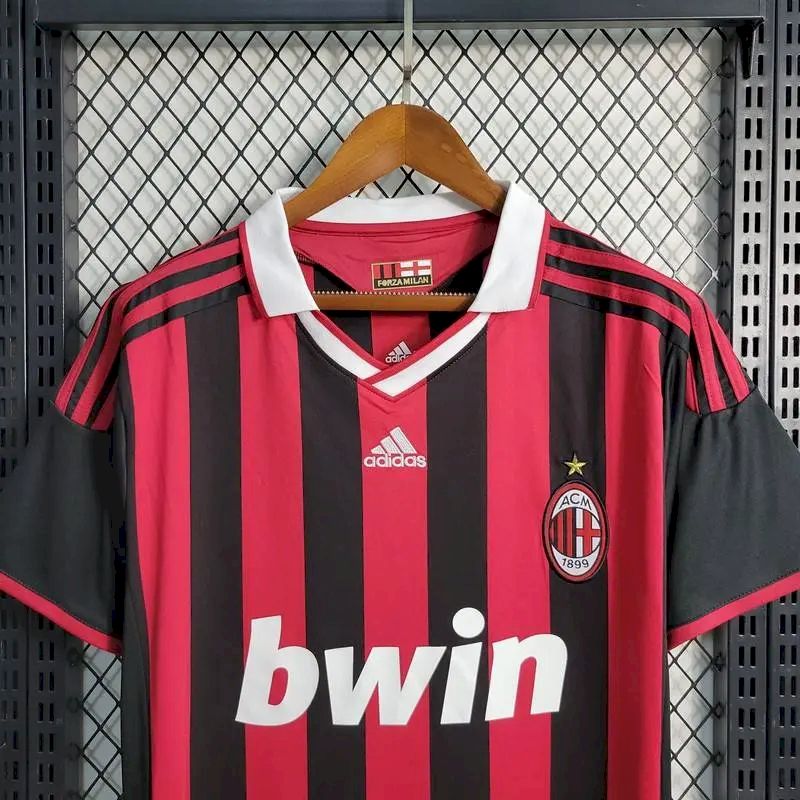 AC Milan 2009/10 Home Retro Jersey - Image 9