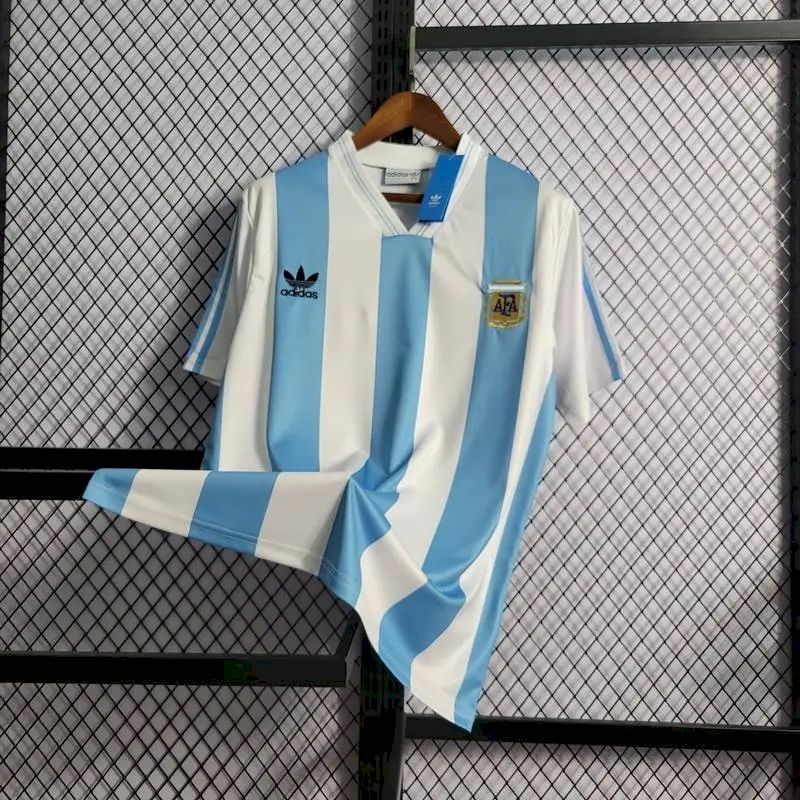 Argentina 1993 Home Retro Jersey - Image 8