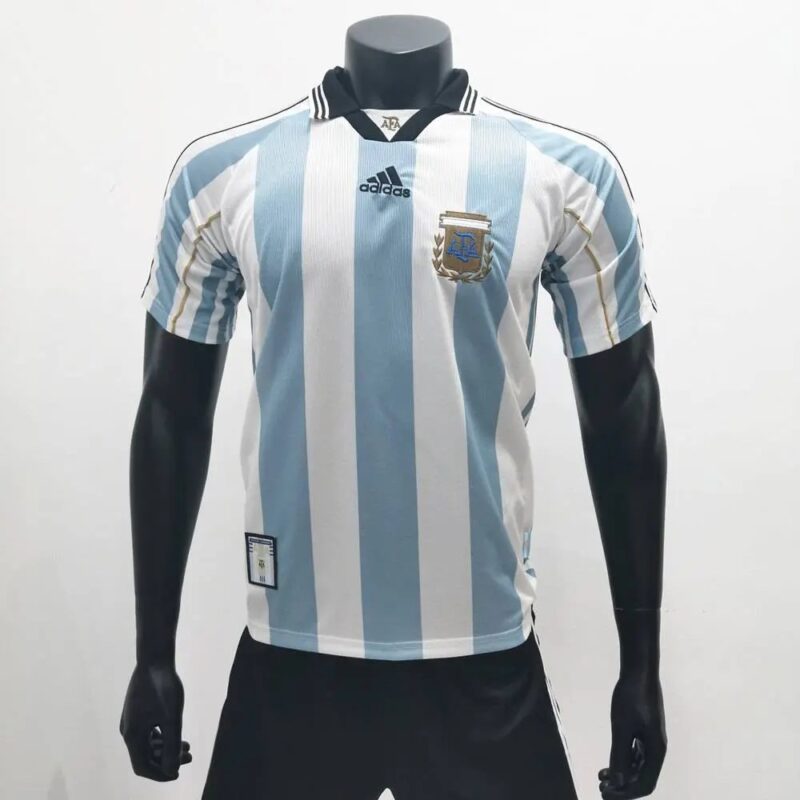 Argentina 1998 Home Retro Jersey