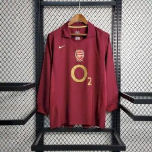 Arsenal 2005/06 Home Long Sleeve Retro Jersey