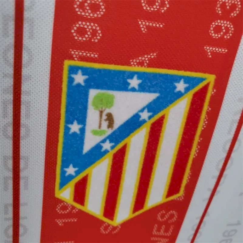 Atletico Madrid 1995/96 Home Retro Jersey - Image 5