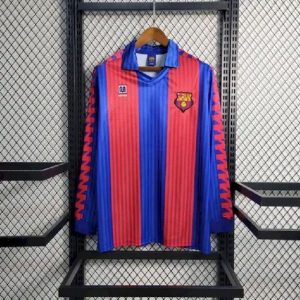 Barcelona 1991/92 Home Long Sleeve Retro Jersey